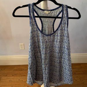 Soft Joie Blue Print Tank Top